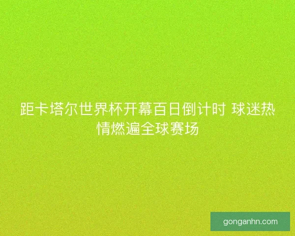 距卡塔尔世界杯开幕百日倒计时 球迷热情燃遍全球赛场